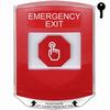 Show product details for G3A022EX-EN STI G3 Multipurpose Push Button No Camera Red Shield Key-To-Reset Emergency Exit - English