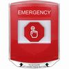 Show product details for G3A025EM-EN STI G3 Multipurpose Push Button No Camera Red Shield Momentary Emergency - English