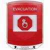 Show product details for G3A025EV-EN STI G3 Multipurpose Push Button No Camera Red Shield Momentary Evacuation - English