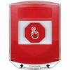 Show product details for G3A025NT-EN STI G3 Multipurpose Push Button No Camera Red Shield Momentary No Text - English