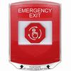 Show product details for G3A029EX-EN STI G3 Multipurpose Push Button No Camera Red Shield Turn-To-Reset Emergency Exit - English