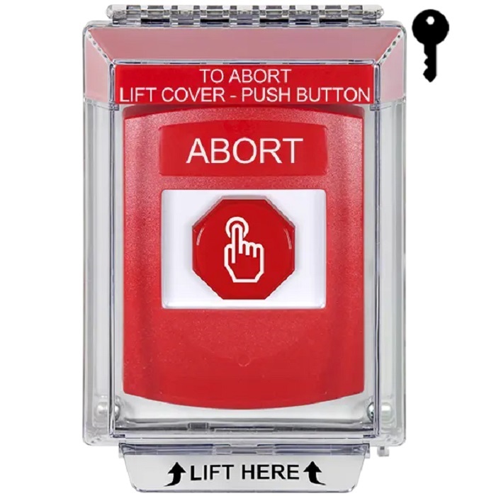 G3A032AB-EN STI G3 Multipurpose Push Button No Camera Red 14010 Flush without Sound Key-To-Reset ABORT - English