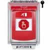 Show product details for G3A032RM-EN STI G3 Multipurpose Push Button No Camera Red 14010 Flush without Sound Key-To-Reset Running Man Symbol - English
