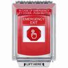 Show product details for G3A035EX-EN STI G3 Multipurpose Push Button No Camera Red 14010 Flush without Sound Momentary Emergency Exit - English