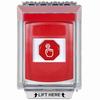 Show product details for G3A035NT-EN STI G3 Multipurpose Push Button No Camera Red 14010 Flush without Sound Momentary No Text - English