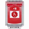 Show product details for G3A035RM-EN STI G3 Multipurpose Push Button No Camera Red 14010 Flush without Sound Momentary Running Man Symbol - English