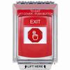 Show product details for G3A035XT-EN STI G3 Multipurpose Push Button No Camera Red 14010 Flush without Sound Momentary Exit - English