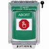 Show product details for G3A132AB-EN STI G3 Multipurpose Push Button No Camera Green 14010 Flush without Sound Key-To-Reset Abort - English