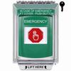 Show product details for G3A132EM-EN STI G3 Multipurpose Push Button No Camera Green 14010 Flush without Sound Key-To-Reset Emergency - English