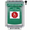Show product details for G3A132HV-EN STI G3 Multipurpose Push Button No Camera Green 14010 Flush without Sound Key-To-Reset HVAC Shut-Down - English