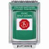 Show product details for G3A139HV-EN STI G3 Multipurpose Push Button No Camera Green 14010 Flush without Sound Turn-To-Reset HVAC Shut-Down - English