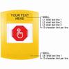 Show product details for G3A205ZA-EN STI G3 Multipurpose Push Button No Camera Yellow No Cover Momentary Custom Text - English
