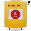 Show product details for G3A222EM-EN STI G3 Multipurpose Push Button No Camera Yellow Shield Key-To-Reset Emergency - English