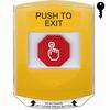 Show product details for G3A222PX-EN STI G3 Multipurpose Push Button No Camera Yellow Shield Key-To-Reset Push To Exit- English