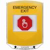 Show product details for G3A225EX-EN STI G3 Multipurpose Push Button No Camera Yellow Shield Momentary Emergency Exit - English