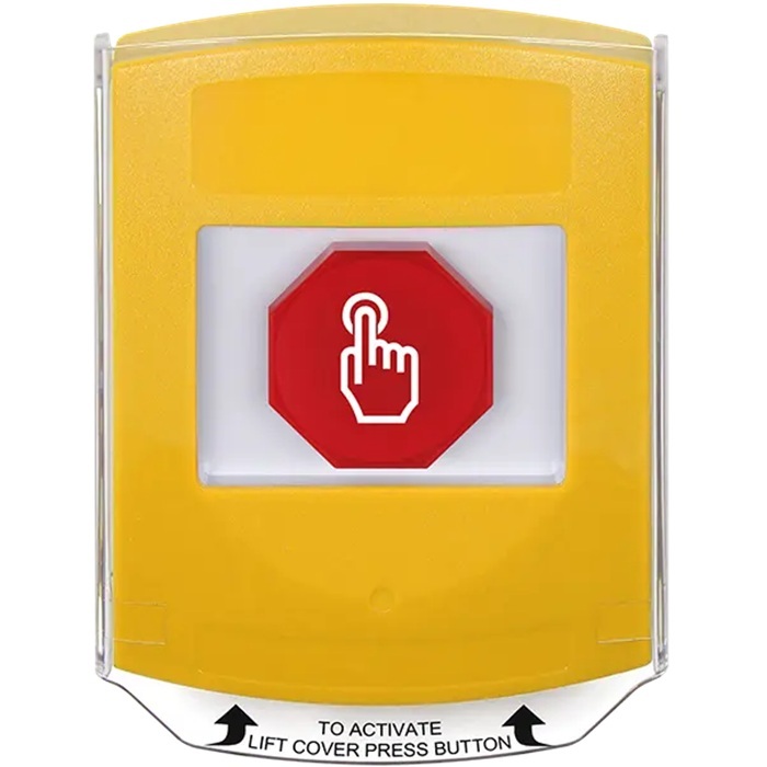 G3A225NT-EN STI G3 Multipurpose Push Button No Camera Yellow Shield Momentary No Text - English