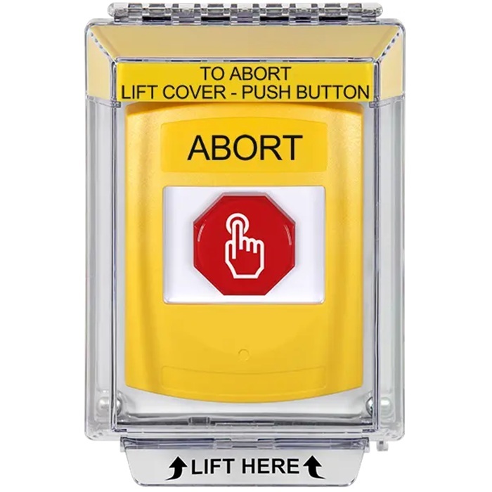 G3A235AB-EN STI G3 Multipurpose Push Button No Camera Yellow 14010 Flush without Sound Momentary Abort - English