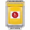 Show product details for G3A235NT-EN STI G3 Multipurpose Push Button No Camera Yellow 14010 Flush without Sound Momentary No Text - English