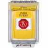 Show product details for G3A239PX-EN STI G3 Multipurpose Push Button No Camera Yellow 14010 Flush without Sound Turn-To-Reset Push To Exit - English