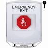 Show product details for G3A322EX-EN STI G3 Multipurpose Push Button No Camera White Shield Key-To-Reset Emergency Exit - English