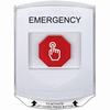 Show product details for G3A325EM-EN STI G3 Multipurpose Push Button No Camera White Shield Momentary Emergency - English