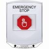 Show product details for G3A325ES-EN STI G3 Multipurpose Push Button No Camera White Shield Momentary Emergency Stop - English
