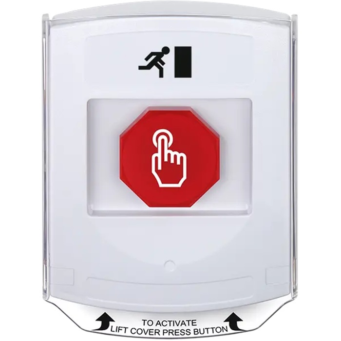 G3A325RM-EN STI G3 Multipurpose Push Button No Camera White Shield Momentary Running Man Symbol - English
