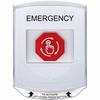 Show product details for G3A329EM-EN STI G3 Multipurpose Push Button No Camera White Shield Turn-To-Reset Emergency - English