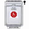 Show product details for G3A332PX-EN STI G3 Multipurpose Push Button No Camera White 14010 Flush without Sound Key-To-Reset Push To Exit - English