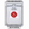 Show product details for G3A339PX-EN STI G3 Multipurpose Push Button No Camera White 14010 Flush without Sound Turn-To-Reset Push To Exit - English