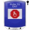 Show product details for G3A422PX-EN STI G3 Multipurpose Push Button No Camera Blue Shield Key-To-Reset Push To Exit- English
