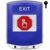 Show product details for G3A422XT-EN STI G3 Multipurpose Push Button No Camera Blue Shield Key-To-Reset Exit - English