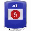 Show product details for G3A425RM-EN STI G3 Multipurpose Push Button No Camera Blue Shield Momentary Running Man Symbol - English