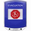 Show product details for G3A429EV-EN STI G3 Multipurpose Push Button No Camera Blue Shield Turn-To-Reset Evacuation - English