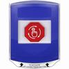 Show product details for G3A429NT-EN STI G3 Multipurpose Push Button No Camera Blue Shield Turn-To-Reset No Text - English