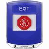 Show product details for G3A429XT-EN STI G3 Multipurpose Push Button No Camera Blue Shield Turn-To-Reset Exit - English