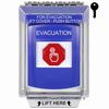 Show product details for G3A432EV-EN STI G3 Multipurpose Push Button No Camera Blue 14010 Flush without Sound Key-To-Reset Evacuation - English
