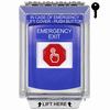 Show product details for G3A432EX-EN STI G3 Multipurpose Push Button No Camera Blue 14010 Flush without Sound Key-To-Reset Emergency Exit - English