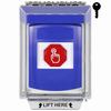 Show product details for G3A432NT-EN STI G3 Multipurpose Push Button No Camera Blue 14010 Flush without Sound Key-To-Reset No Text - English