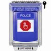 Show product details for G3A432PL-EN STI G3 Multipurpose Push Button No Camera Blue 14010 Flush without Sound Key-To-Reset Police - English