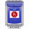 Show product details for G3A435EX-EN STI G3 Multipurpose Push Button No Camera Blue 14010 Flush without Sound Momentary Emergency Exit - English