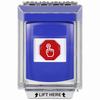 Show product details for G3A435NT-EN STI G3 Multipurpose Push Button No Camera Blue 14010 Flush without Sound Momentary No Text - English