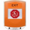 Show product details for G3A529XT-EN STI G3 Multipurpose Push Button No Camera Orange Shield Turn-To-Reset Exit - English