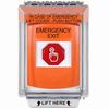 Show product details for G3A535EX-EN STI G3 Multipurpose Push Button No Camera Orange 14010 Flush without Sound Momentary Emergency Exit - English