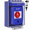 Show product details for G3C482XT-EN STI G3 Multipurpose Push Button With Camera Blue 14220 Surface with Sound Key-To-Reset Exit - English