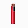 Show product details for G40505-1D Southwire 18 AWG 4 Conductors Unshielded Solid Bare Copper FPLP Plenum Fire Alarm Cable - 500' Pull Box - Red