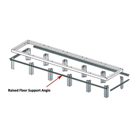 GANGLE-1-30 Middle Atlantic 1 Bay GRK Floor Angles 30DP