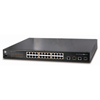 Show product details for GE-DS-242-POE Interlogix 24-Port 10/100+2 GigE TP/SFP Full PoE Managed Switch