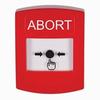 Show product details for GLR001AB-EN STI Red Indoor Only No Cover Key-to-Reset Push Button with ABORT Label English