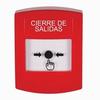 Show product details for GLR001LD-ES STI Red Indoor Only No Cover Key-to-Reset Push Button with LOCKDOWN Label Spanish